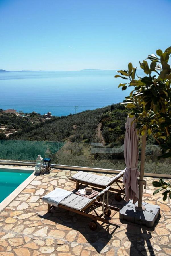 Apollo Romantic Sea View Villa Kivérion Zewnętrze zdjęcie