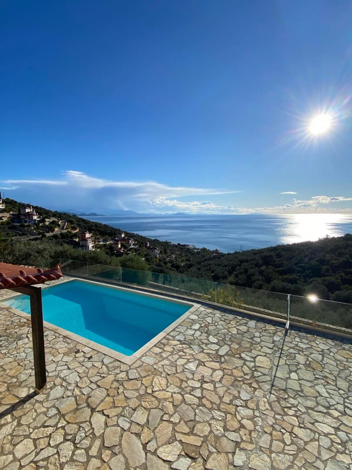 Apollo Romantic Sea View Villa Kivérion Zewnętrze zdjęcie