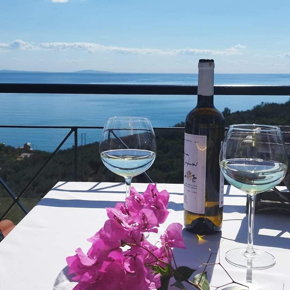 Apollo Romantic Sea View Villa Kivérion Zewnętrze zdjęcie