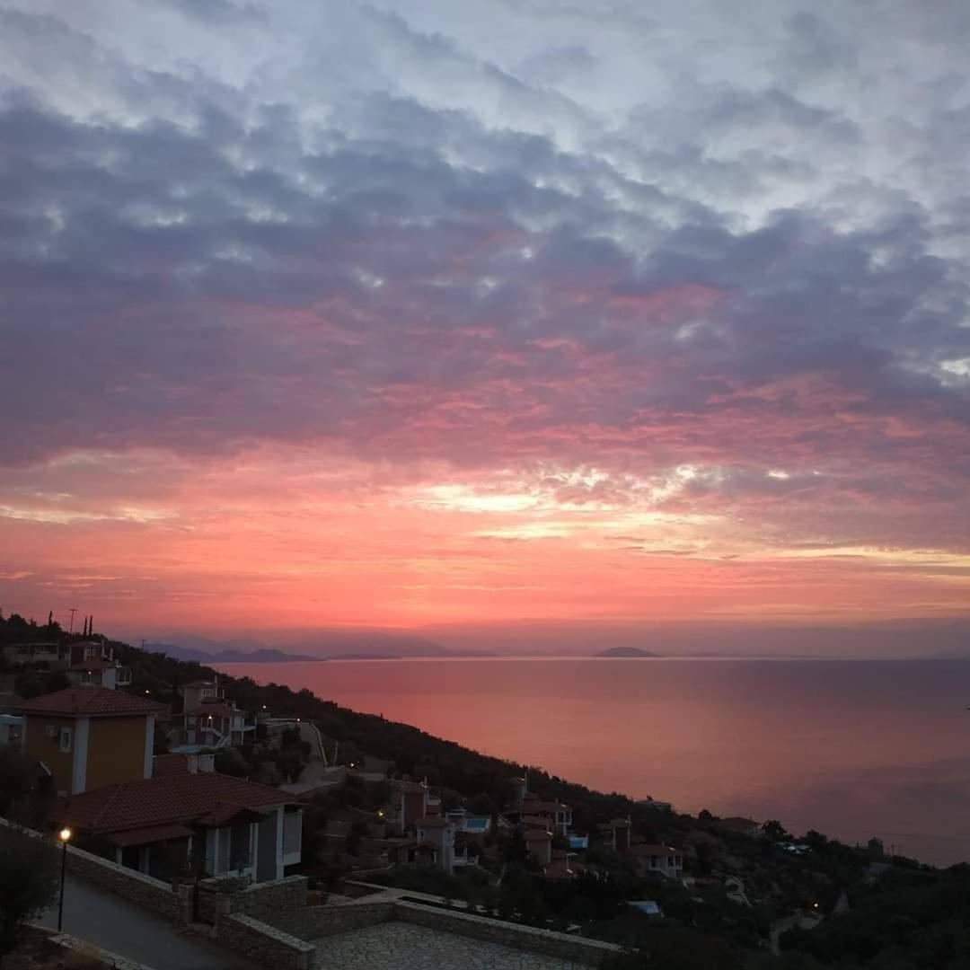 Apollo Romantic Sea View Villa Kivérion Zewnętrze zdjęcie