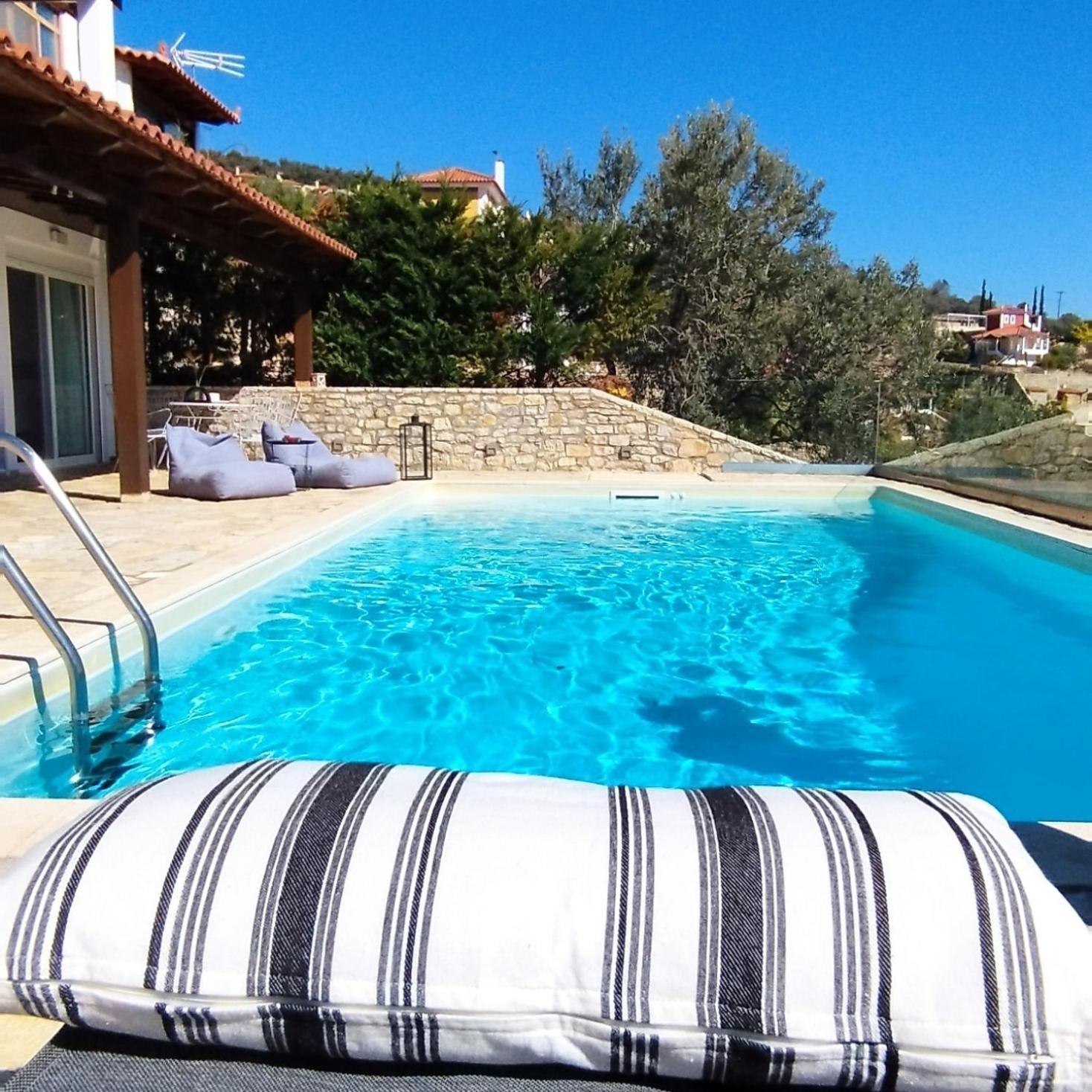 Apollo Romantic Sea View Villa Kivérion Zewnętrze zdjęcie